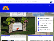Tablet Screenshot of cityofbelpre.com